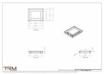 7x8.5 - Modern-Ceiling-Vent Cover-TRM Metal -  8.5x7