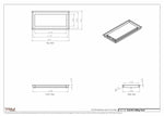 8.5x18 - Modern-Ceiling-Vent Cover-TRM Metal -  18x8.5
