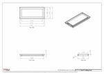 8.5x19 - Modern-Ceiling-Vent Cover-TRM Metal -  19x8.5