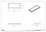 8.5x21 - Modern-Ceiling-Vent Cover-TRM Metal -  21x8.5