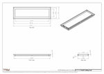 8.5x29 - Modern-Ceiling-Vent Cover-TRM Metal -  29x8.5