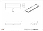8.5x30 - Modern-Ceiling-Vent Cover-TRM Metal -  30x8.5