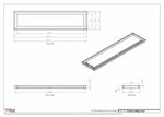 8.5x36 - Modern-Ceiling-Vent Cover-TRM Metal -  36x8.5