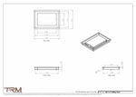 8x11.5 - Modern-Ceiling-Vent Cover-TRM Metal -  11.5x8
