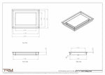 8x12-Modern-Ceiling-Vent Cover-TRM Metal- 12x8