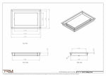8x13-Modern-Ceiling-Vent Cover-TRM Metal- 13x8