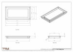 8x16-Modern-Ceiling-Vent Cover-TRM Metal- 16x8