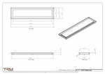 8x33-Modern-Ceiling-Vent Cover-TRM Metal- 33x8
