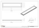 8x40-Modern-Ceiling-Vent Cover-TRM Metal- 40x8