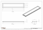8x41-Modern-Ceiling-Vent Cover-TRM Metal- 41x8