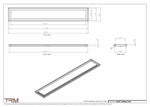 8x52-Modern-Ceiling-Vent Cover-TRM Metal- 52x8