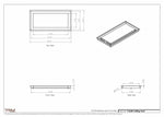 9.5x20 - Modern-Ceiling-Vent Cover-TRM Metal -  20x9.5