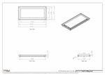 9.5x21 - Modern-Ceiling-Vent Cover-TRM Metal -  21x9.5