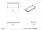 9.5x22 - Modern-Ceiling-Vent Cover-TRM Metal -  22x9.5