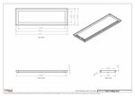9.5x31 - Modern-Ceiling-Vent Cover-TRM Metal -  31x9.5