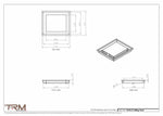 9x10.5 - Modern-Ceiling-Vent Cover-TRM Metal -  10.5x9