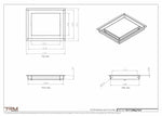 9x11-Modern-Ceiling-Vent Cover-TRM Metal- 11x9