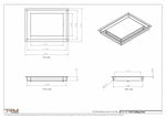 9x12-Modern-Ceiling-Vent Cover-TRM Metal- 12x9