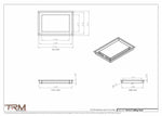 9x13.5 - Modern-Ceiling-Vent Cover-TRM Metal -  13.5x9