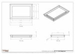 9x14-Modern-Ceiling-Vent Cover-TRM Metal- 14x9