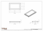 9x16.5 - Modern-Ceiling-Vent Cover-TRM Metal -  16.5x9
