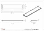 9x40-Modern-Ceiling-Vent Cover-TRM Metal- 40x9