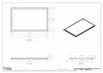 22x35 ceiling vent cover, dimensions drawing