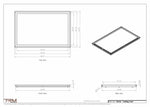 23x36 ceiling vent cover, dimensions drawing