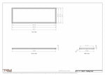 23x69 ceiling vent cover, dimensions drawing