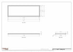 24x72 ceiling vent cover, dimensions drawing