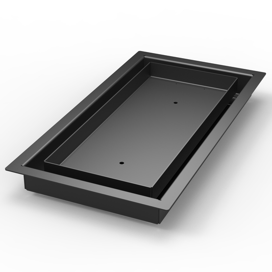 5x46 Classic Drop-in Air Vent, Flush Floor-Matching, All Metal, Floor Vent Cover (46x5)