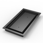 6x8 Classic Drop-in Air Vent, Flush Floor-Matching, All Metal, Floor Vent Cover (8x6)