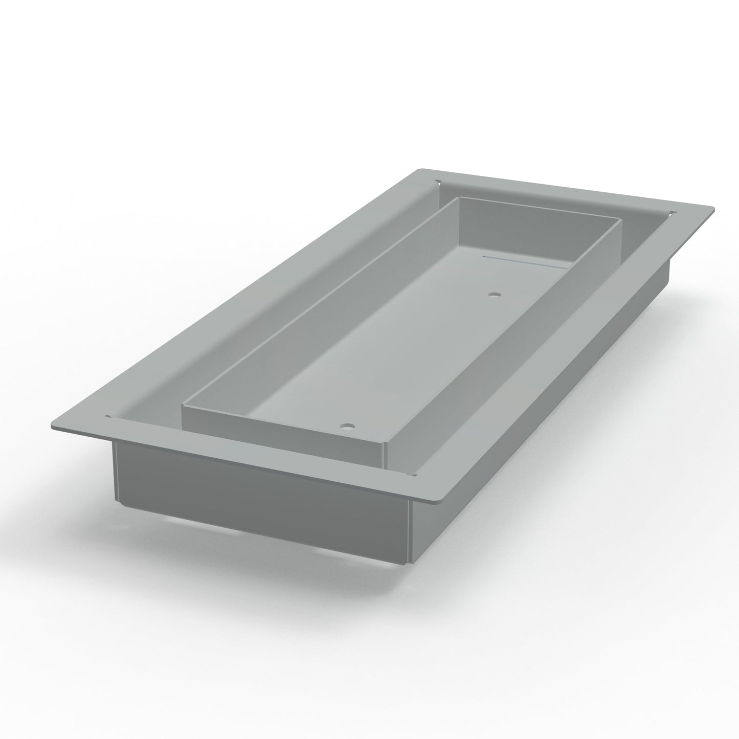 2x31 Classic Drop-in Air Vent, Flush Floor-Matching, All Metal, Floor Vent Cover (31x2)