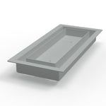 2x31 Classic Drop-in Air Vent, Flush Floor-Matching, All Metal, Floor Vent Cover (31x2)