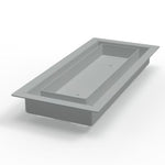 2x72 Classic Drop-in Air Vent, Flush Floor-Matching, All Metal, Floor Vent Cover (72x2)