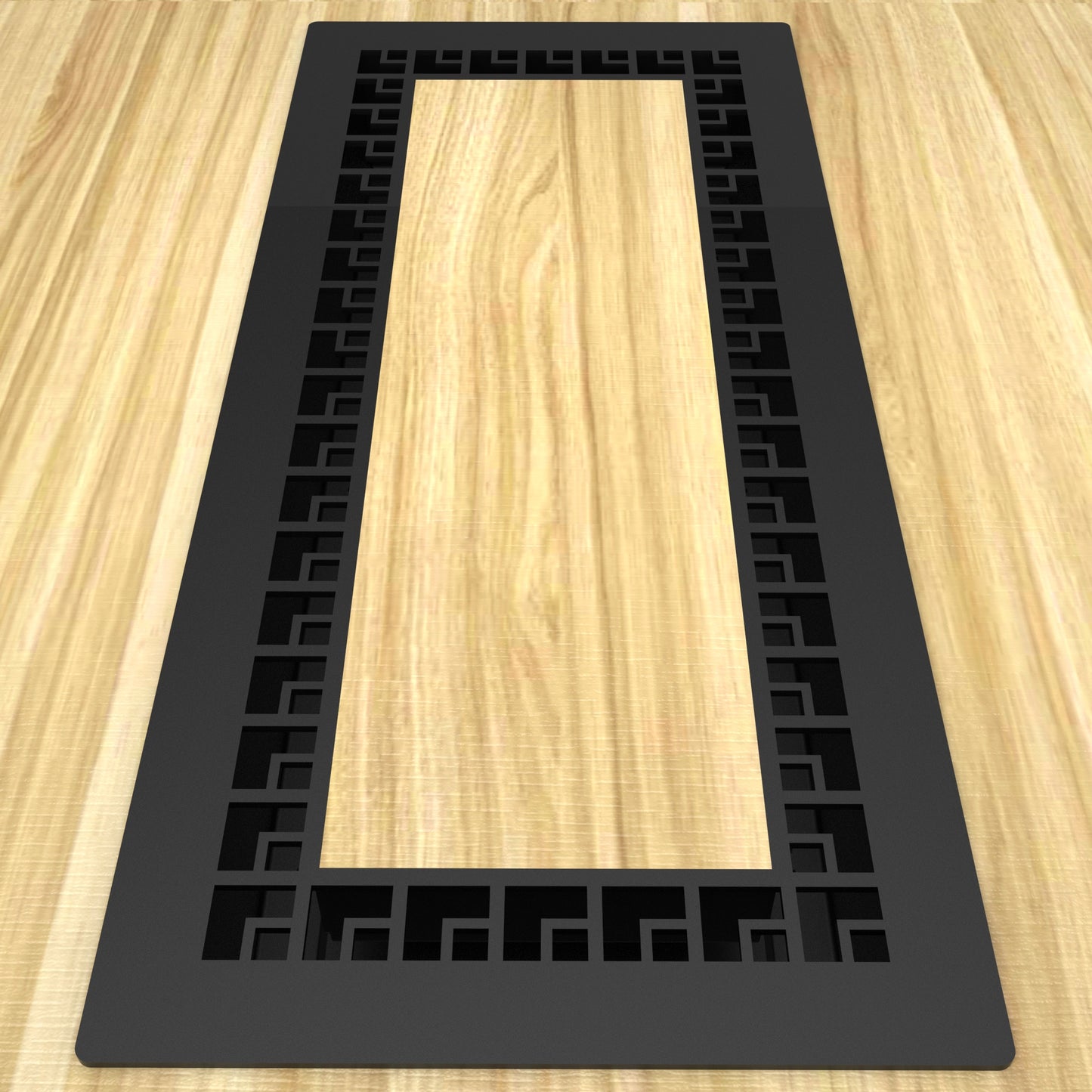 4x10 LÜMIE Floor Vent Cover - Designer Pattern Floor Matching Grille
