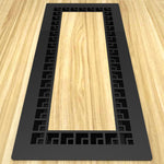 4x10 LÜMIE Floor Vent Cover - Designer Pattern Floor Matching Grille