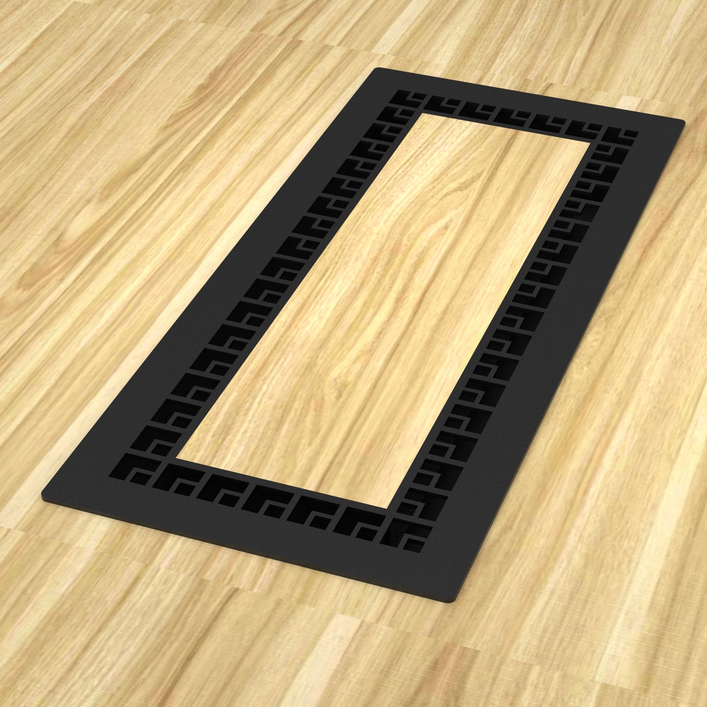 4x10 LÜMIE Floor Vent Cover - Designer Pattern Floor Matching Grille