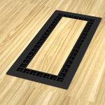 4x10 LÜMIE Floor Vent Cover - Designer Pattern Floor Matching Grille