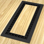 4x10 LÜMIE Floor Vent Cover - Designer Pattern Floor Matching Grille