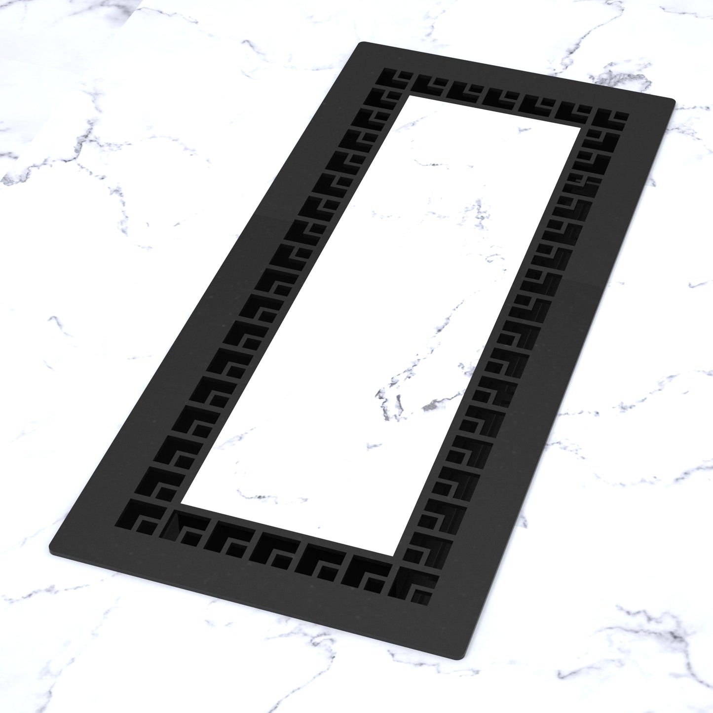 4x10 LÜMIE Floor Vent Cover - Designer Pattern Floor Matching Grille
