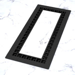 4x10 LÜMIE Floor Vent Cover - Designer Pattern Floor Matching Grille