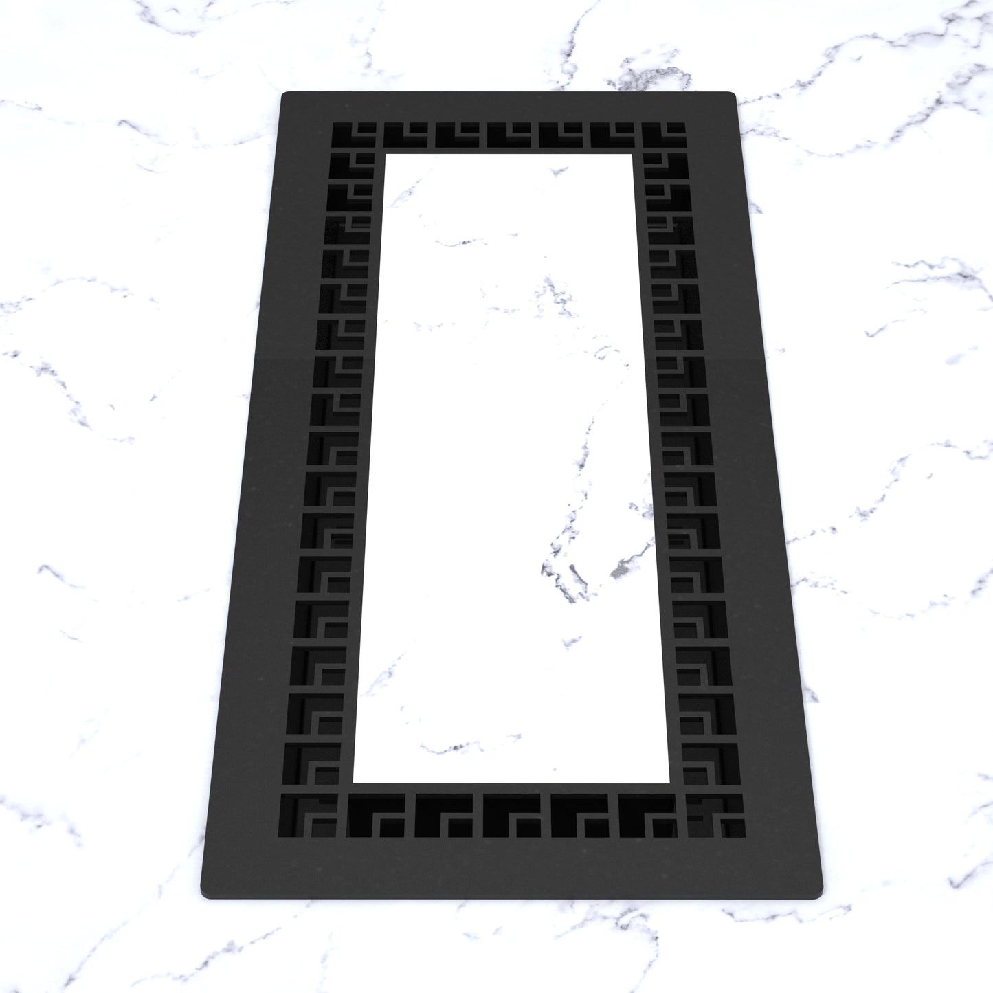 4x10 LÜMIE Floor Vent Cover - Designer Pattern Floor Matching Grille