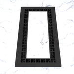 4x10 LÜMIE Floor Vent Cover - Designer Pattern Floor Matching Grille