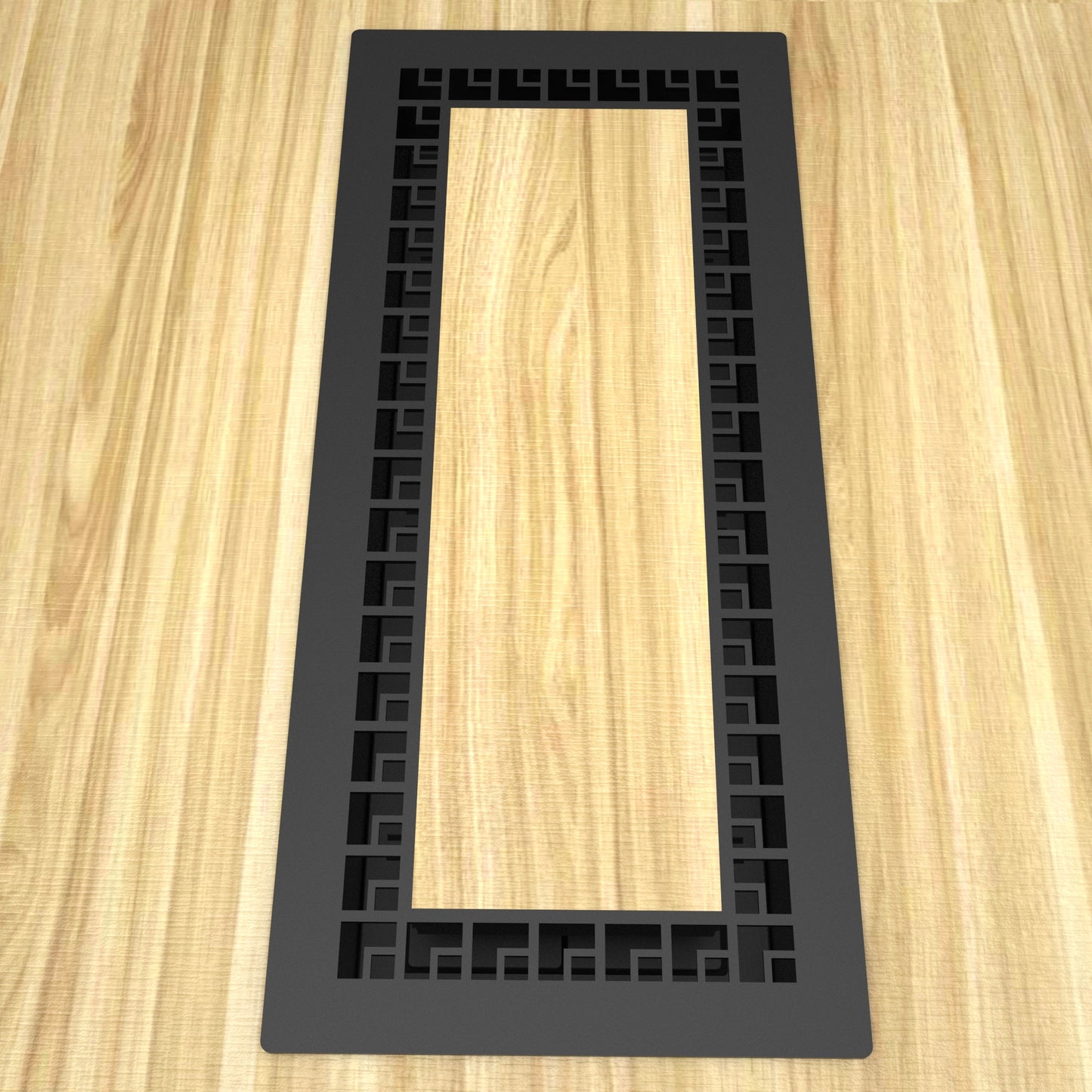 4x10 LÜMIE Floor Vent Cover - Designer Pattern Floor Matching Grille