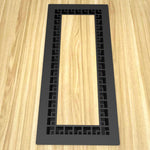 4x10 LÜMIE Floor Vent Cover - Designer Pattern Floor Matching Grille