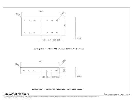 Mending Plates - 10G