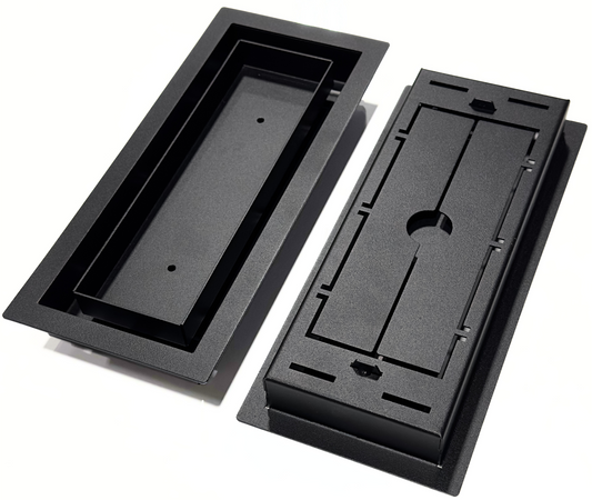 4x12 (12x4) - Breeze Model - Drop-in Air Vent, Floor-Matching, All Metal, Air Vent Cover