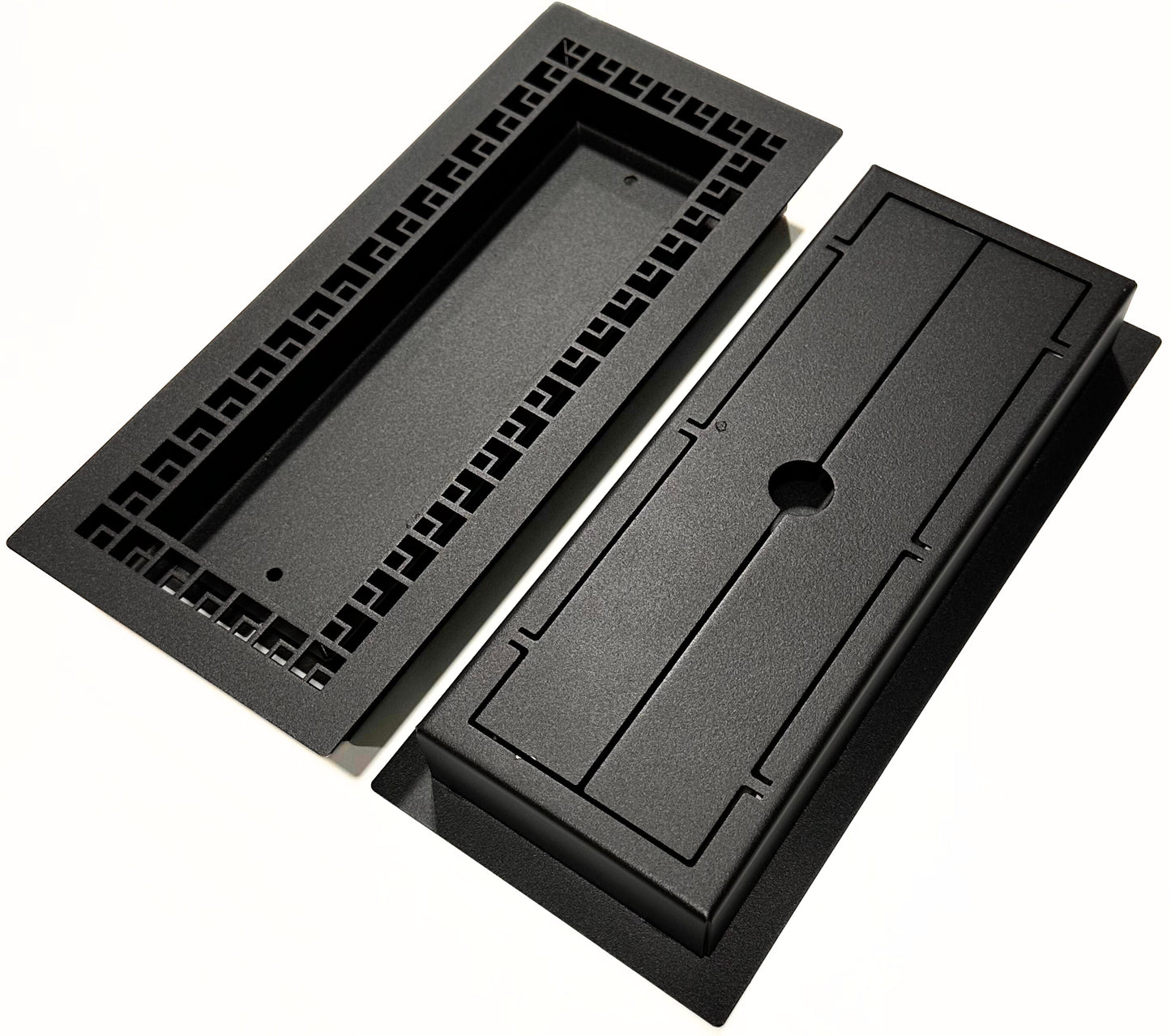 4x10 LÜMIE Floor Vent Cover - Designer Pattern Floor Matching Grille
