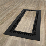 4x10 LÜMIE Floor Vent Cover - Designer Pattern Floor Matching Grille